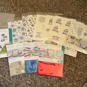 Festive foil  Collection - Red, Blue, Silver